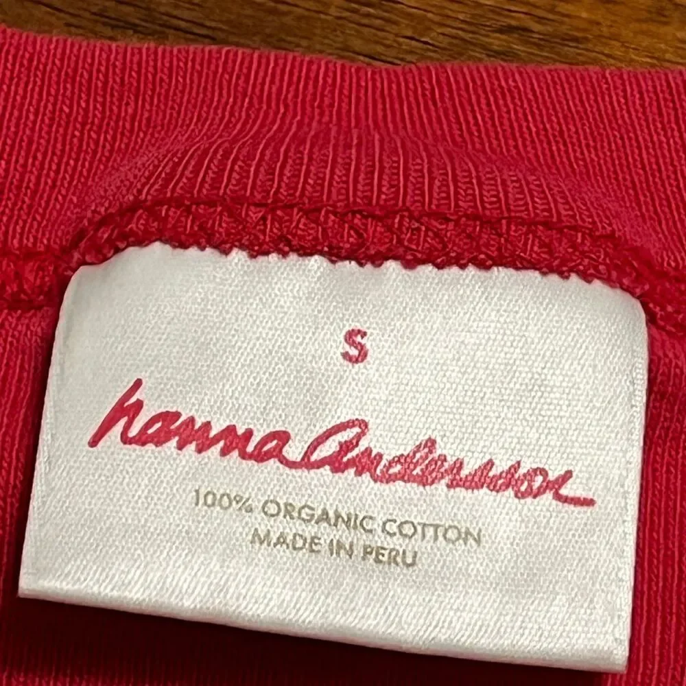 HANNA ANDERSSON Boys Red Crab Pajama Top 100% Organic Cotton – Size Small - Picture 6 of 9